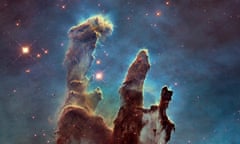 The telescope’s 2015 photograph of the Pillars of Creation