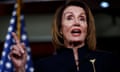 Responding to Donald Trump's decision to declare a national emergency to fund his border wall with Mexico, House speaker Nancy Pelosi said the US president was setting a precedent that should be met with 'great unease and dismay'