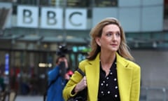 Victoria Derbyshire outside a BBC building