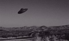 A UFO is spotted over Mojave Desert