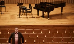 Alun Jones, at the new Stoller Hall venue scheduled to open on Friday.
