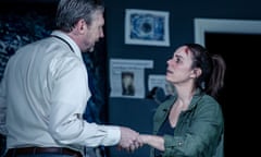 Colin Tierney and Jill Halfpenny in The Girl on the Train