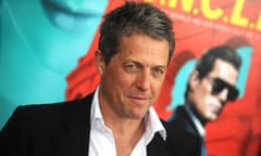 Hugh Grant at the Man From UNCLE premiere at Ziegfeld Theatre in New York City.