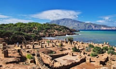 Tipaza Roman ruins in Algeria, Africa<br>W5YF3M Tipaza Roman ruins in Algeria, Africa