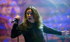 Singer Ozzy Osbourne performs during the concert of the English rock band Black Sabbath in Papp Laszlo Budapest Sports Arena in Budapest, Hungary, Wednesday, June 1, 2016. The Hungarian capital is another stop of the European farewell tour of the legendary band. (Balazs Mohai/MTI via AP) HUNGARY OUT