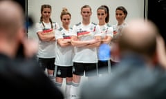 (Left to right): Melanie Leupolz, Svenja Huth, Alexandra Popp, Sara Däbritz and Dzsenifer Marozsán