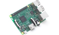 The Raspberry Pi 3.