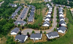 A patio home development is shown in Sewickley, Pa., on Saturday, June 10, 2023. Even after the Federal Reserve has stopped hiking interest rates it's likely to keep borrowing rates at a peak for months to come. Consumers would still have to bear the weight of higher-cost auto loans, mortgages, credit cards and other forms of borrowing. (AP Photo/Gene J. Puskar)