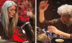 Dame Evelyn Glennie &amp; Trilok Gurtu perform "The Rhythm in Me", at the Celtic Connections festival in the Royal Concert Hall, Glasgow, Scotland, on 1 February 2017.