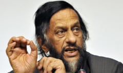 (FILES) This file picture taken on December 12, 2009 shows Rajendra Pachauri, chairman of the International Panel on Climate Change (IPCC), speaking at a press conference at the Bella Centre on the sixth day of the UN Climate Change Conference (UNCCC) in Copenhagen. The chairman of the International Panel on Climate Change (IPCC) will not chair one of its sessions next week due to "issues demanding his attention" in his home country of India, it said on February 21, 2015.  Rajendra Pachauri will not be in charge of the plenary session in Nairobi of the IPCC, a scientific body under United Nations auspices which assesses climate change.     AFP PHOTO / FILES / ATTILA KISBENEDEKATTILA KISBENEDEK/AFP/Getty Images