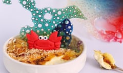 Kim-Joy’s underwater-themed creme brulee.
