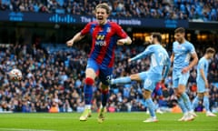 Conor Gallagher celebrates after scoring their second goal.