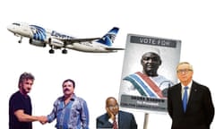 World newsmakers ... Sean Penn and El Chapo, Jacob Zuma and Jean-Claude Junker.