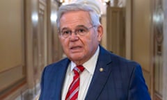 Bob Menendez at the US Capitol in Washington DC on 28 September 2023. 