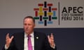 John Key at the Apec summit it Lima: ‘Trump Pacific Partnership would be fine.’