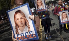 chelsea manning protest