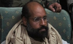 Saif al-Islam after his capture in 2011