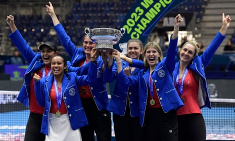 'It feels amazing': Canada win first Billie Jean King Cup – video