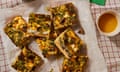 Melissa Hemsley's herb and mushroom breakfast slices.