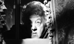 Margaret Rutherford as Miss Marple in the 1963 film of Murder at the Gallop.