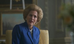 Gillian Anderson as Margaret Thatcher in The Crown.