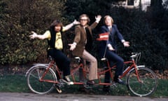 The Goodies rode a red Trandem in the first two series of the show.