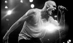 Midnight Oil frontman Peter Garrett. For a dramatic encore on the closing night of Sydney’s Stage Door Tavern, Garrett smashed up the stage and the punters pulverised the toilets