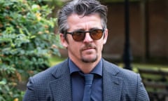 Joey Barton arrives at Warrington magistrates court on Tuesday.