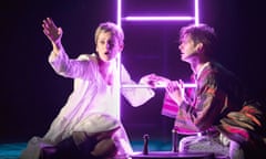 ‘Theatrical to the very tips of its gilded wings’: Denise Gough and Andrew Garfield in Angels in America.