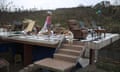 A home in Corozal, Puerto Rico, ruined by Hurricane Maria, September 2017