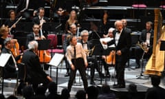 The soprano Anna-Lena Elbert and the conductor Iván Fischer at Prom 39.