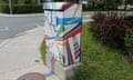 Painted traffic control box