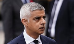 Mayor of London Sadiq Khan.