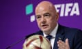 Gianni Infantino has ruled out blue cards in football