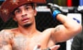 UFC Fight Night: Severino v Lima<br>LAS VEGAS, NEVADA - MARCH 23: Andre Lima of Brazil shows a bite mark on his arm after his flyweight fight against Igor Severino of Brazil during the UFC Fight Night event at UFC APEX on March 23, 2024 in Las Vegas, Nevada. Severino was disqualified for biting Lima in the second round. (Photo by Chris Unger/Zuffa LLC via Getty Images)