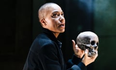 A magnetic force … Cush Jumbo as Hamlet.