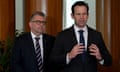 Minister for Resources Keith Pitt and Nationals Senator Matt Canavan