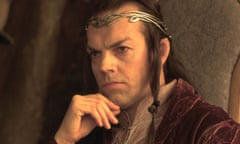 Hugo Weaving as Elrond in The Lord of the Rings.