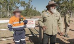 Police are investigating a complaint made by a traditional owner who alleges staff from Bravus, formerly Adani, attempted to block him and his family from accessing a sacred site near the Carmichael mine
