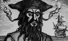 a contemporary image of Blackbeard.