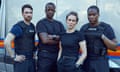 Tom Stokes, Adrian Lester, Vicky McClure and Eric Shango in Trigger Point.