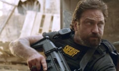 Bad boy … Gerard Butler in Den of Thieves.