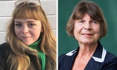 Megan Nolan, left, and Margaret Drabble.