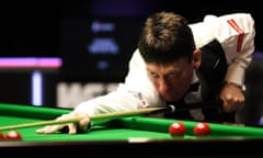 Jimmy White lines up a shot