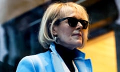 E Jean Carroll in sunglasses.