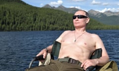 Vladimir Putin on holiday