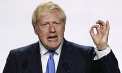 Boris Johnson at Biarritz summit