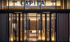 The Capita headquarters in the Copyright building, Berners Street, central London.