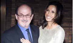 Salman Rushdie with his ex-wife Padma Lakshmi