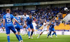 Danilo scores to give Rangers a 1-0 lead over St Johnstone.